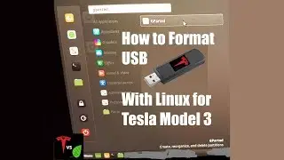 How to Format a Video & Music USB With Linux Mint or Ubuntu for the Tesla Model 3