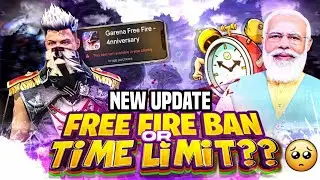 Free Fire Ban Or Time Limit?|| OB32 New Update Garena Free Fire 🔥🇮🇳