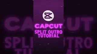 CapCut | New Split Outro Full Tutorial on Mobile 💀🔥 | #shorts #tutorial