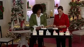 ShWk 8/18 Illuminated Santa in Flight by Valerie on QVC