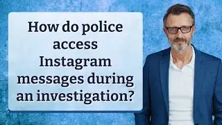 How do police access Instagram messages during an investigation?