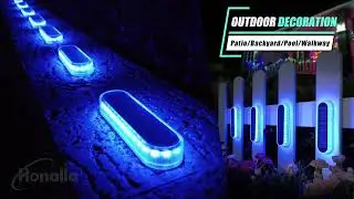 [Light Show]|💎Immersive Blue Light for Your Nights  |  Honalia solar lights 💎