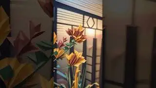 Innovative AI Origami Flowers:A Fusion of Technology and Art
