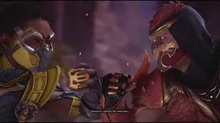 Mortal Kombat 1: cyrax vs future hanzo hasashi