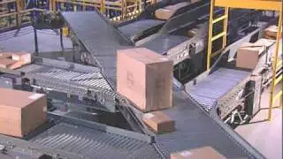 Sawtooth conveyor merge conveyors