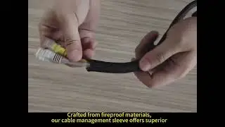 Black Cable Sleeves Pc &ndash; Wire Protector Sleeve Solution