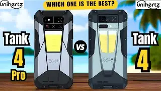 Unihertz Tank 4 Pro vs Unihertz Tank 4 | Full comparison🔥