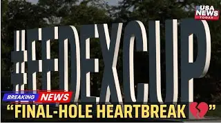 FedEx Cup Playoffs Set! Davis Thompson&rsquo;s Heartbreaking Collapse at Wyndham 😢। USA NEWS TODAY