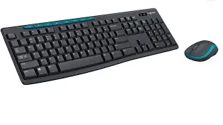 Logitech MK275 Mouse & Wireless Laptop Keyboard (Black)