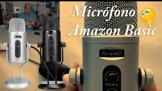 Micrófono USB de condensador profesional Amazon Basic