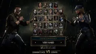 Mortal Kombat 11 - Johnny Cage vs Sonya Blade 