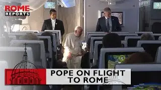 Pope Francis on flight to #Rome: &ldquo;A society without women in public life is impoverished&rdquo;