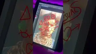 Using the Doodle Grid Method ✍🏼 #digitalart #ipadart #artist #tutorial