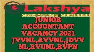 #JUNIOR ACCOUNTANT VACANCY 2021