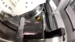Демонстрация обработки червячной фрезой на MULTUS B400II/OKUMA