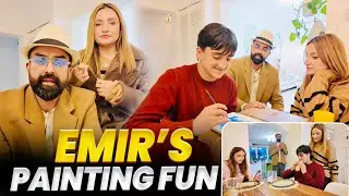 Sadia Wapis chali gai&hellip; The House Feels So Quiet | Emir&rsquo;s painting & Furqans filmy dialogues 😂