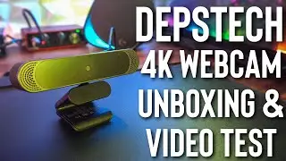 Распаковка и видеотест веб-камеры DEPSTECH 4K