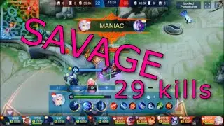 Ling Mobile Legend Savage | World Best Game play of  ling with 29 kills |