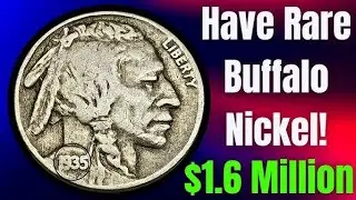 Ultra  Rare Valuable Buffalo Nickel Coins- The Federal U.S Coin Worth Big Money!!