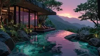 Атмосфера Deep House Lounge на закате | Расслабляющий чилл-микс для кафе и бара, спокойный поток