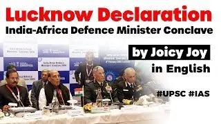 Lucknow Declaration adopted at 1st India Africa Defence Ministers Conclave 2020 Current Affairs 2020