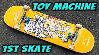 Toy Machine Skateboard 1st Skate & Impressions