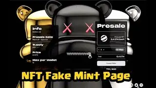 How to make a scam mint website ? | NFT Fake Mint Page