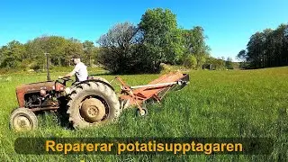 Reparera protatis upptagare / Reparing the potato picker