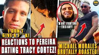 Brian Ortega REACTS to Alex Pereira DATING Tracy Cortez!Michael Morales BRUT4LLY ROASTED!Garry-Islam