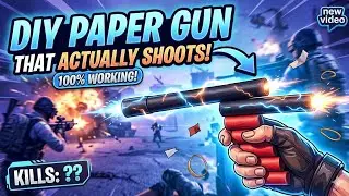 How to Make a Paper Gun that Shoots 🔫 | Kagaz ki Gun Kaise Banaye | Easy DIY Origami