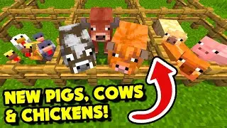 How to Find COLD & WARM VARIANT Pigs, Cows & Chickens in Minecraft 1.21.5+ Java?! [Easy]