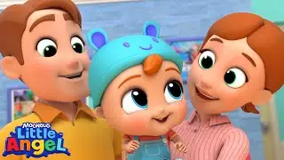 Hiccups Everywhere! 🤭💦 | Little Angel Job and Career Songs | Nursery Rhymes for Kids