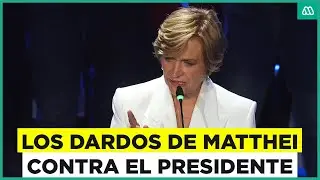 Los dardos de Evelyn Matthei contra el presidente Boric en su cierre de campa&ntilde;a