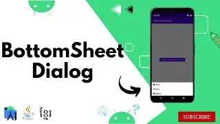 How To Implement BottomSheetDialog In Android Studio | Java | Khmer