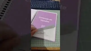 Caderno para, Controle de Vendas e Caixa #encadernacao