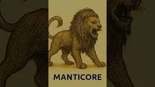 Manticore &ndash; Legendary Beast 🦁👹 #shorts #mythological #creatures
