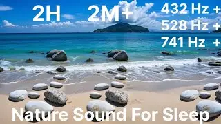 Soothing Water Sound Of Waves On The Beach | Deep  Sleep Natural Sounds 🎧 
