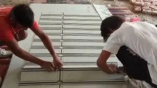acp sheet louvers installation 