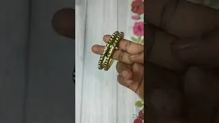 Silk Thread Kundhan Bangles | Jewellery Making In Tamil
