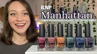 Самые красивые осенние голограммы! Возвращаемся к коллекции ILNP &laquo;Манхэттен&raquo; 🌆🌃 Образцы, сравнения + обзор!