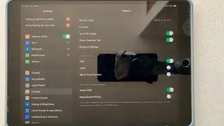 how to turn on camera grid lines on ipad