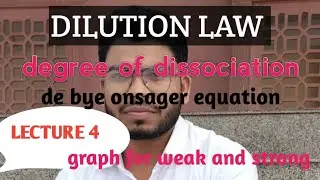 Dilution law,huckle onsager equation,galvanic cell,electrode cathode anode
