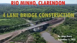 May Pen to Williamsfield Highway - Rio Minho Bridge Construction #3