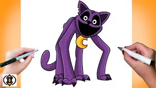 How To Draw Monster Catnap | Poppy Playtime Chapter 3 | Smiling Critters