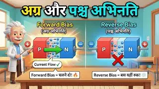 Forward and Reverse Bias Explained (अग्र और पश्च अभिनति) | p-n Junction Diode | Class 12 Physics