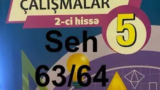 Seh 63/64 namazov yeni neşr riyaziyyatdan çalışmalar 5ci sinif #namazovçalışmalar #2ci hisse