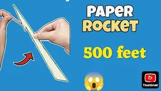 How to Make Super Easy Paper Rocket | Paper Plane 🚀  #shorts