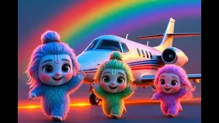 नन्हे शिव–पार्वती का कैलास सफ़र on private plane🏔️✈️ | Cute Kids Travel Story Song | Hindi Kids Song