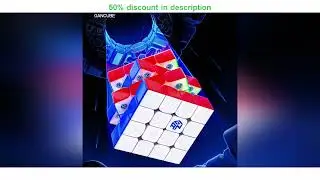Latest Products You Must Know!&nbsp;GAN 460 M V2 UV 4x4 Magnetic Speed Cube Stickerless Professional F