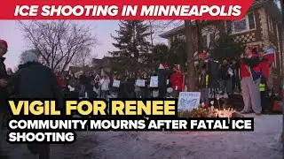 Vigil held for Renee Good, woman killed by ICE agent in Minneapolis